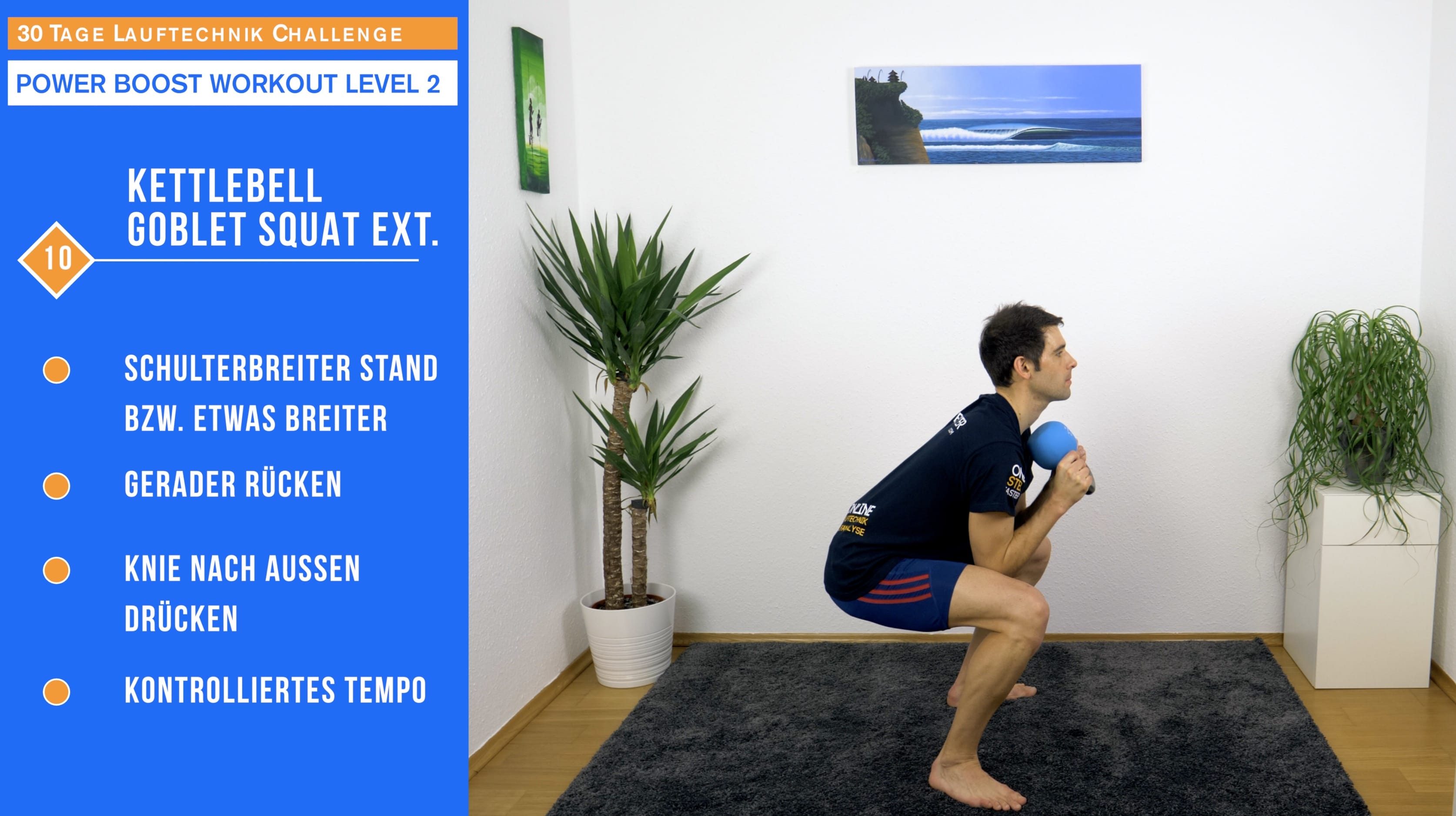 Kettlebell Goblet Squat Extended