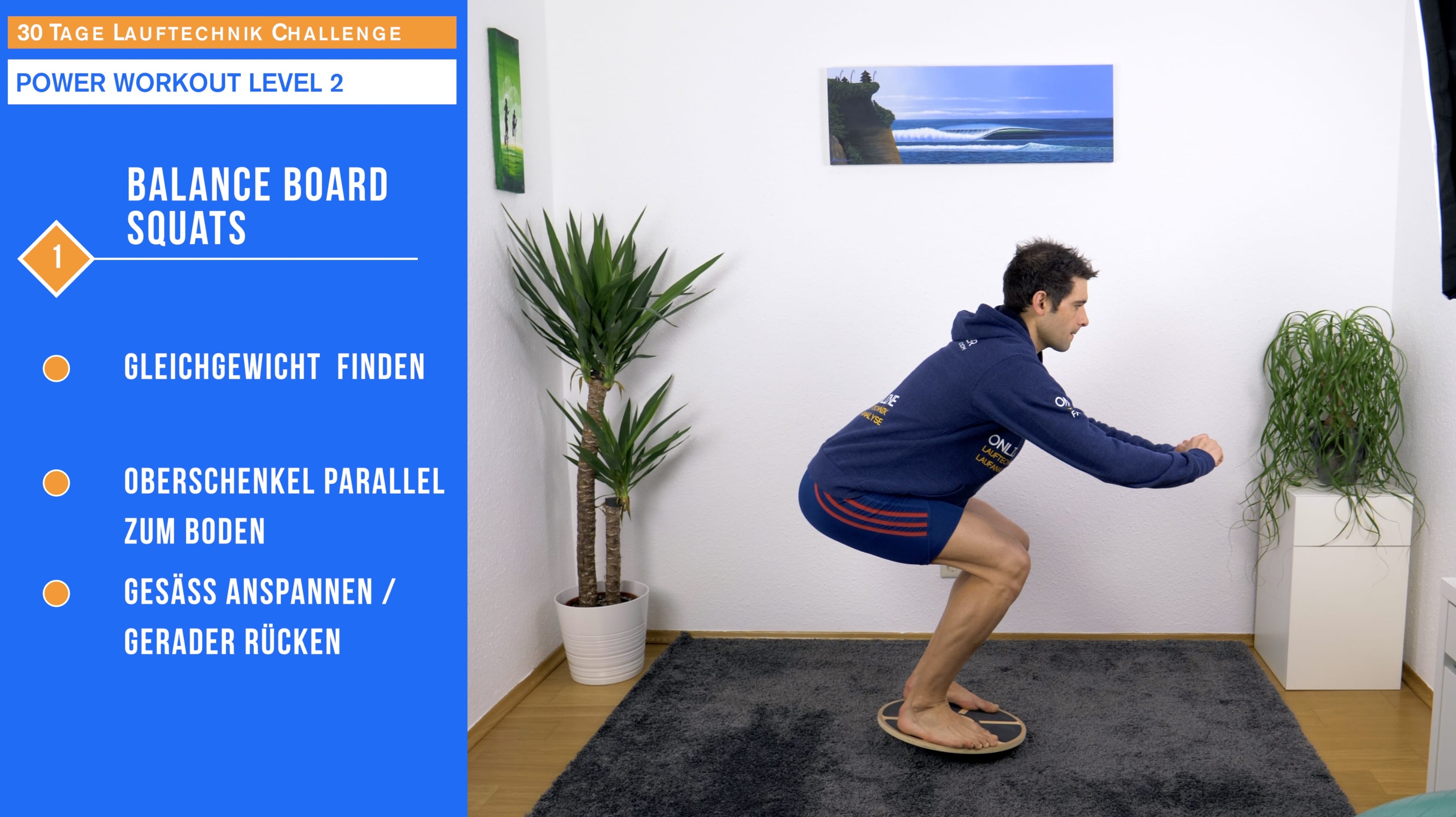 Balance Board Squats