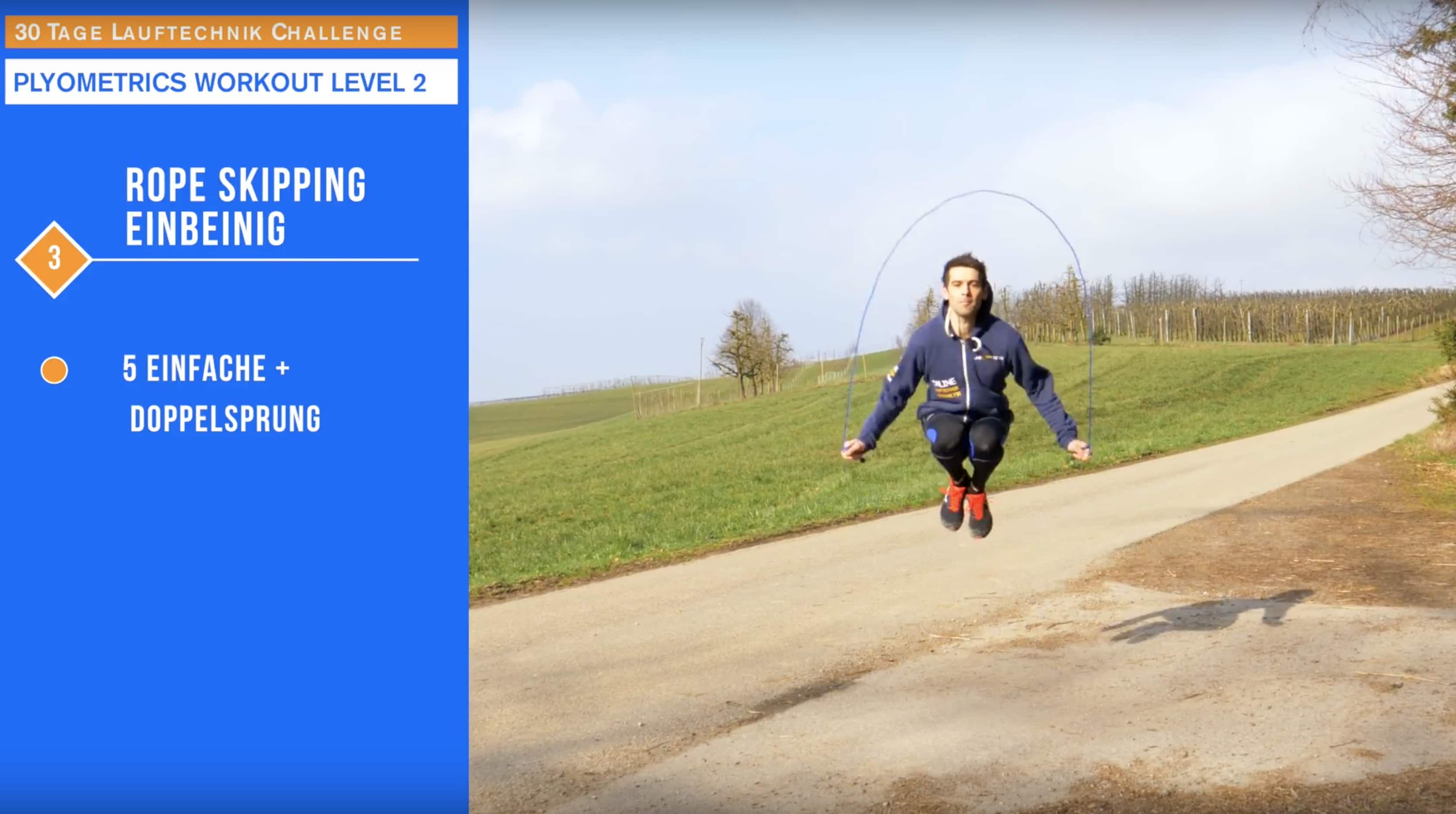 Rope Skipping Doppelsprünge