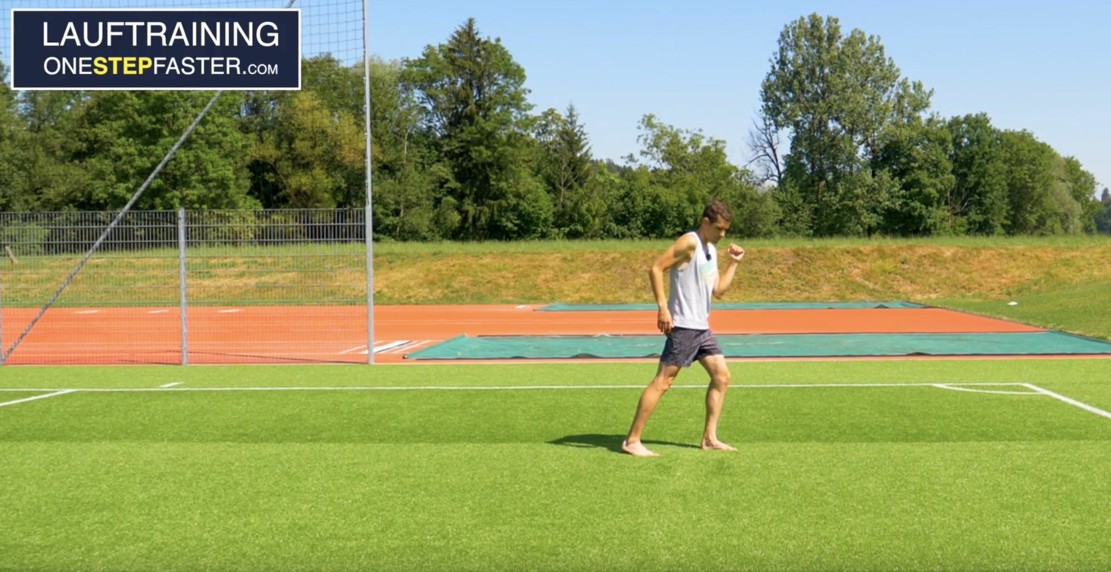 Lauf-ABC und Lauftechnik – Kreuzkoordination, Arme steuern die Beine