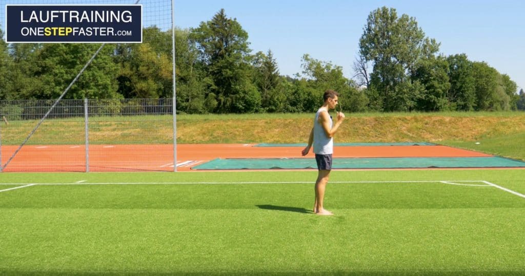 Lauftechnik Armschwung – Pendelbewegung der Arme