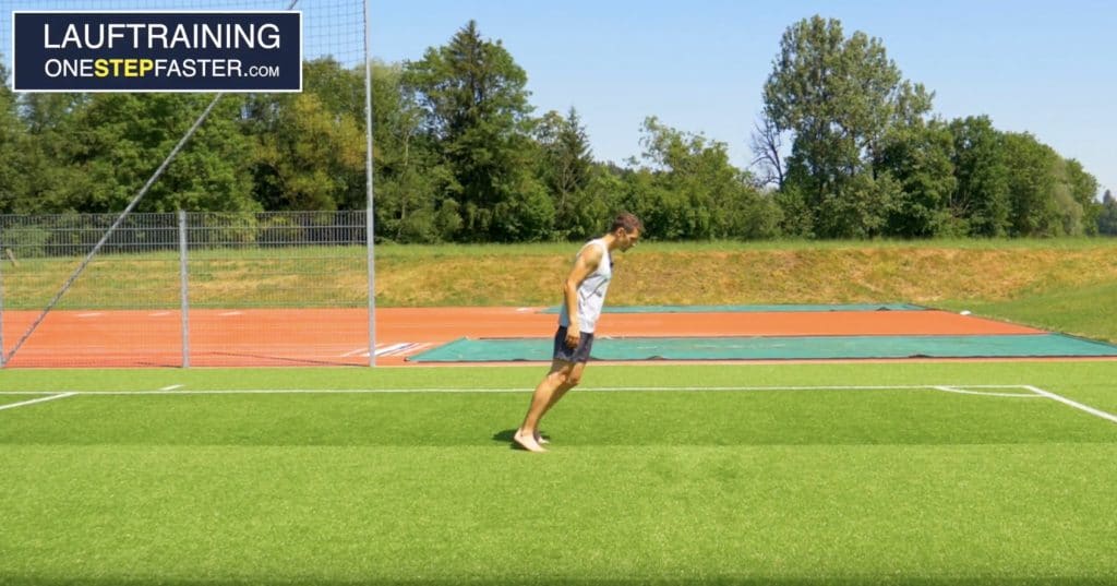 Vorlage beim Laufen: Die perfekte Laufhaltung