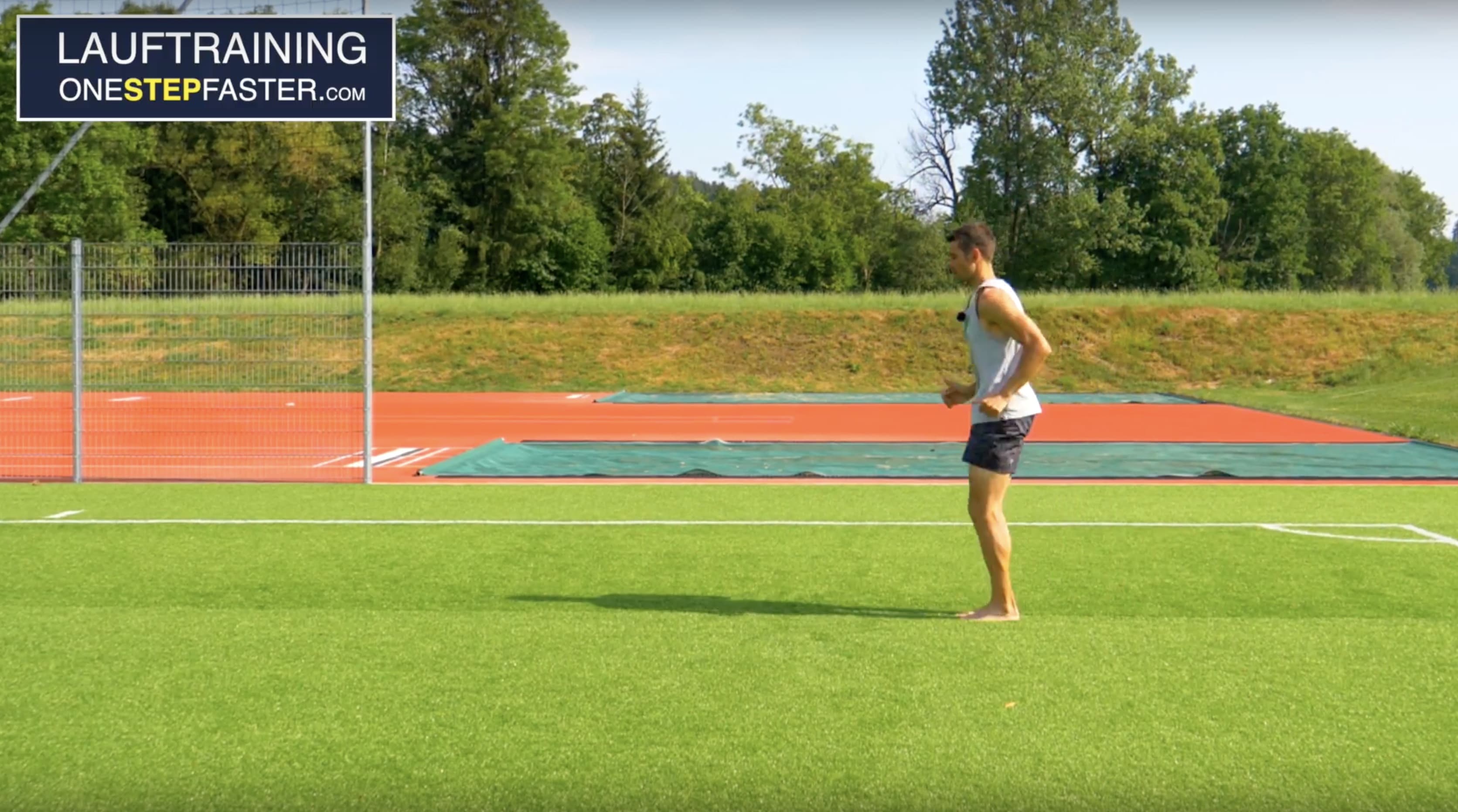 Prellsprünge Ausgangsphase im Laufen